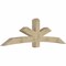Ekena Millwork Alberta Rough Sawn Timber Gable Bracket, Douglas Fir, 96"W x 28"H x 6"D x 6"F, 7/12 Pitch GBW096X28X0606ALB00RDF - alternate 2